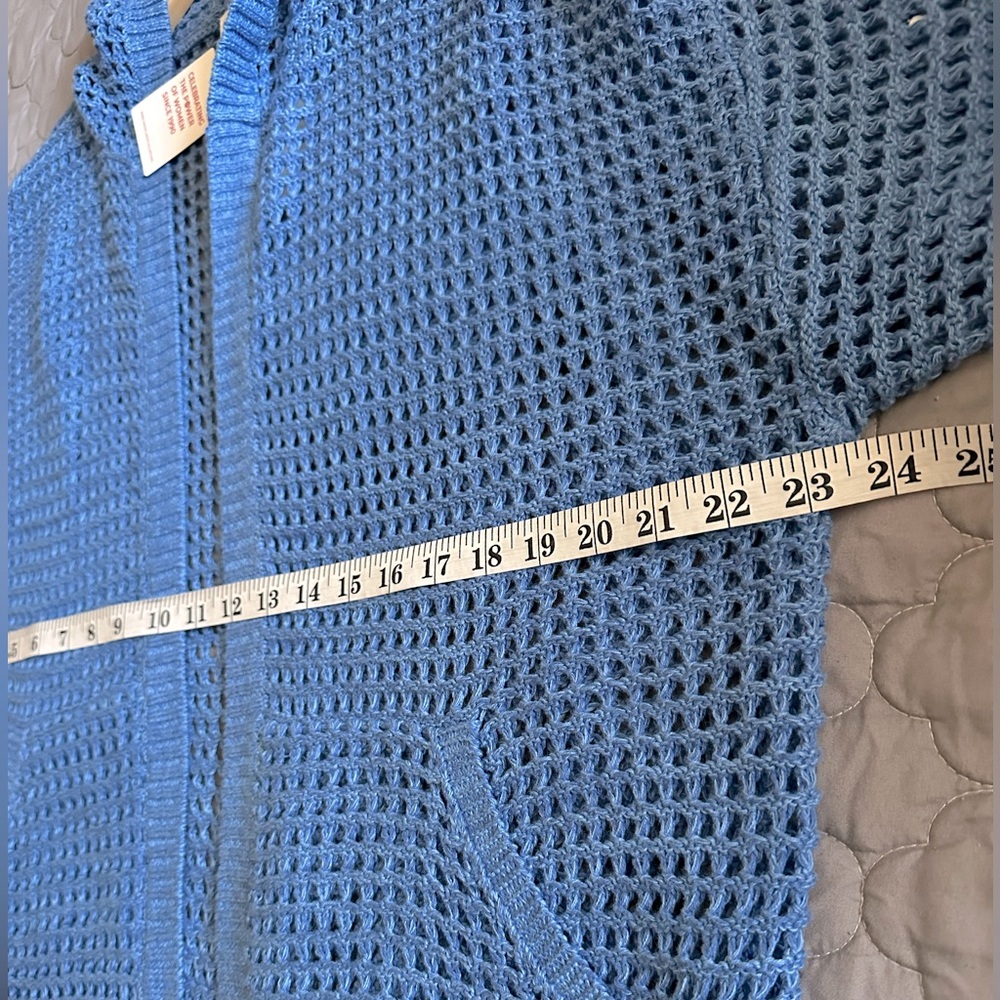 Roxy Blue Knit Sweater NWT - Picture 6 of 9